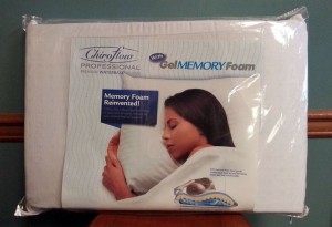 chiroflow memory foam pillow